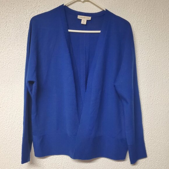 Womens Blue Sweater by Coldwater Creek - Size Medium 10-12 - Picture 1 of 3